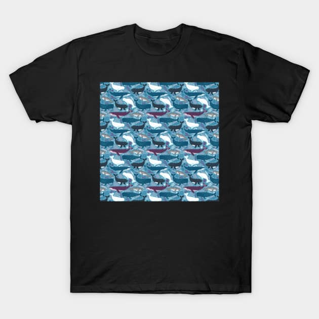 Dolphins Pattern T-Shirt by joshsmith